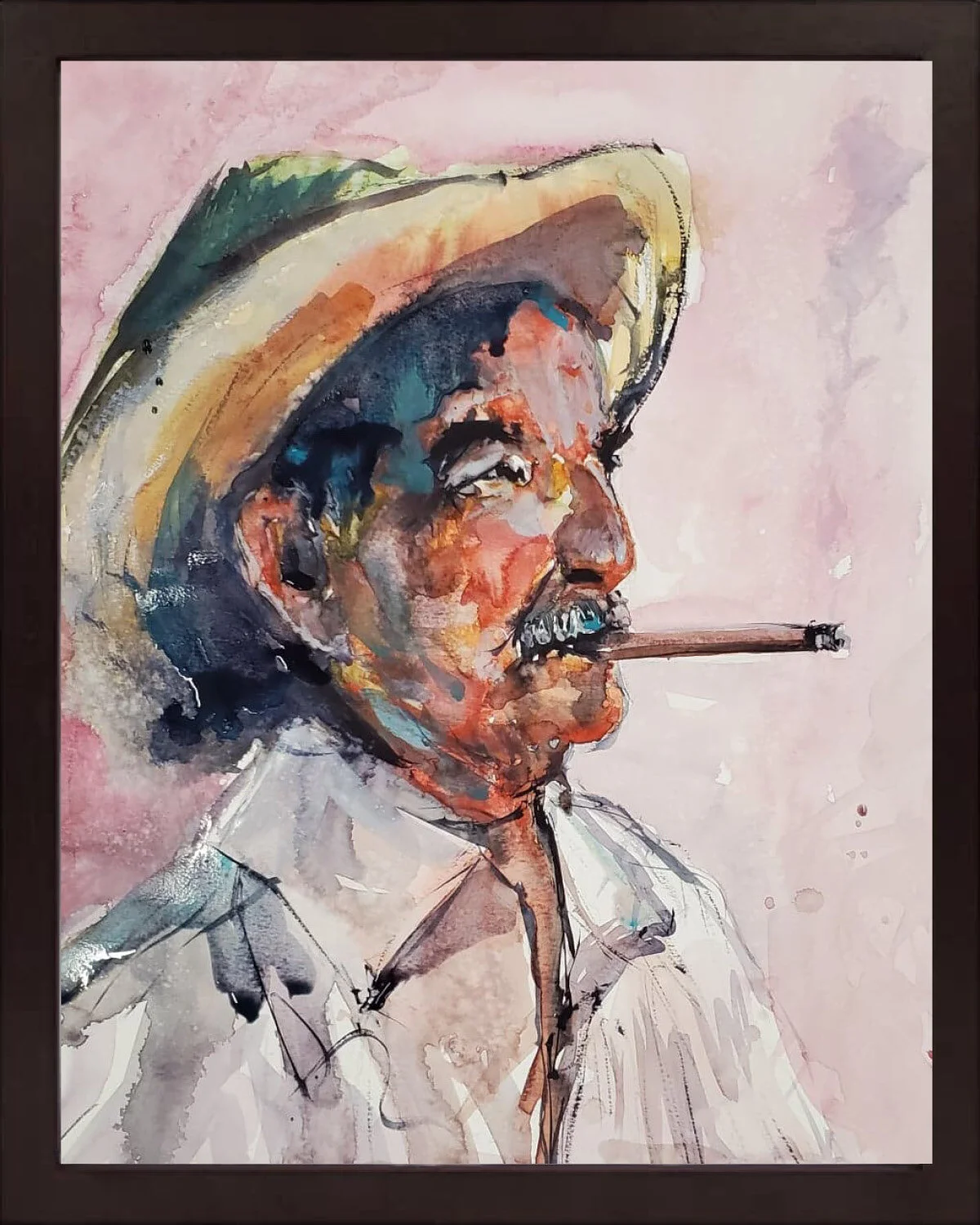 Cuban Man- 16"x20"