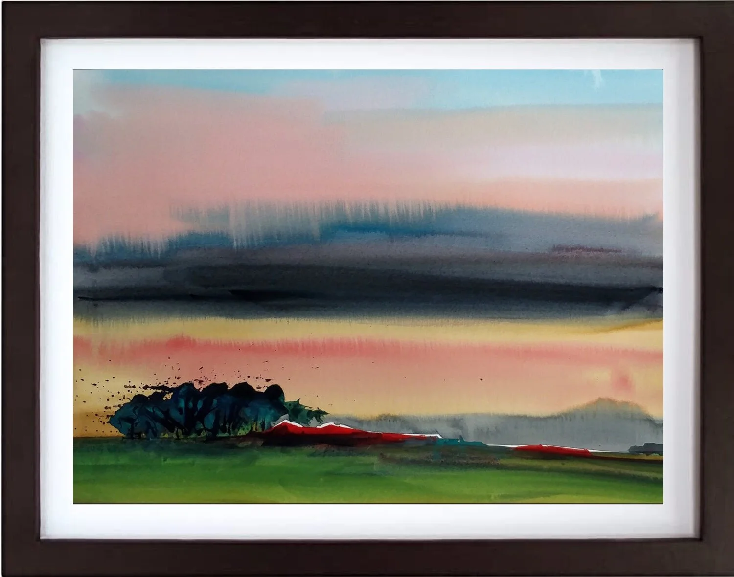 Sunset on the Farm Framed.jpg