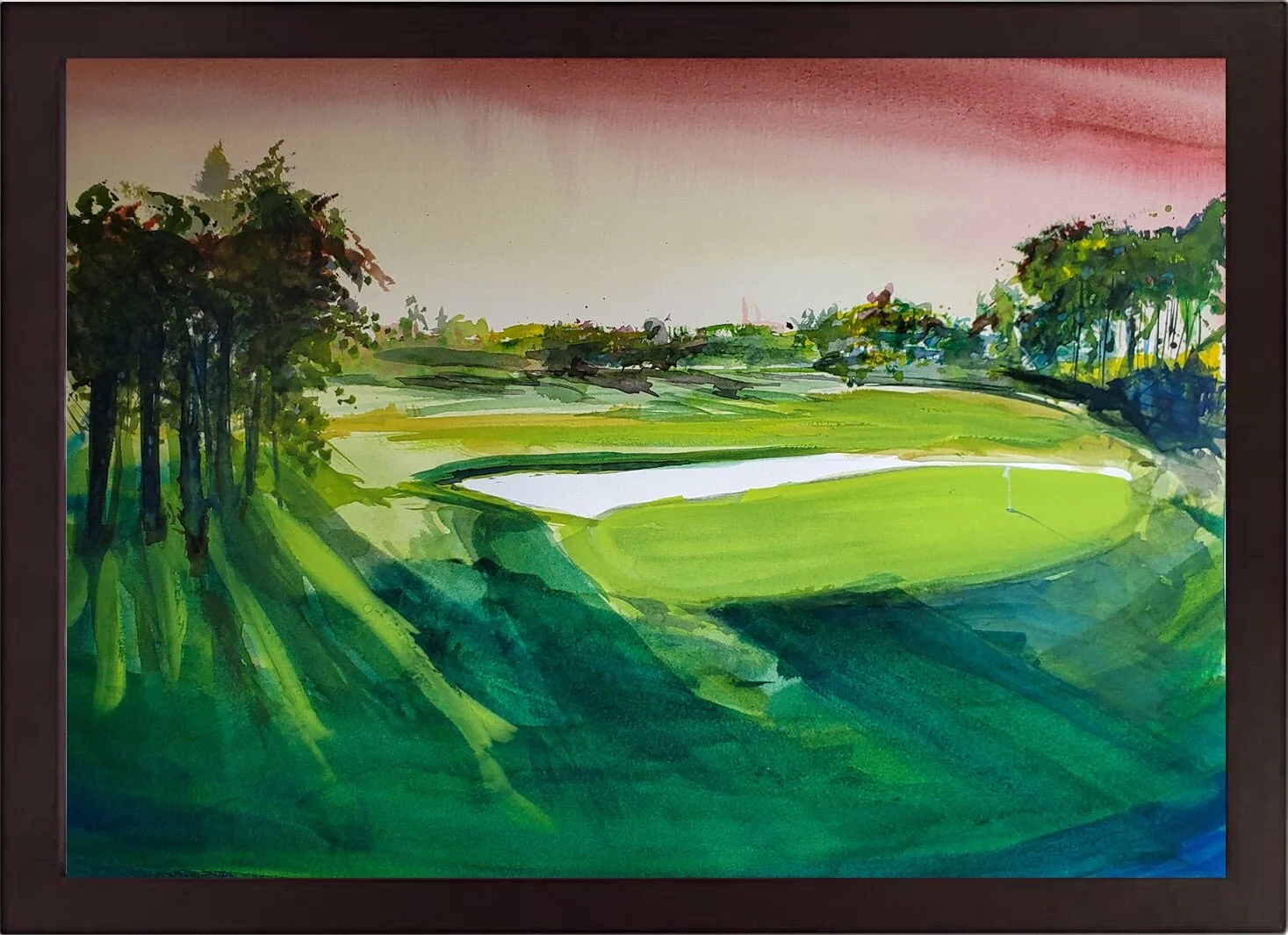 End of the Round - 24"x18"