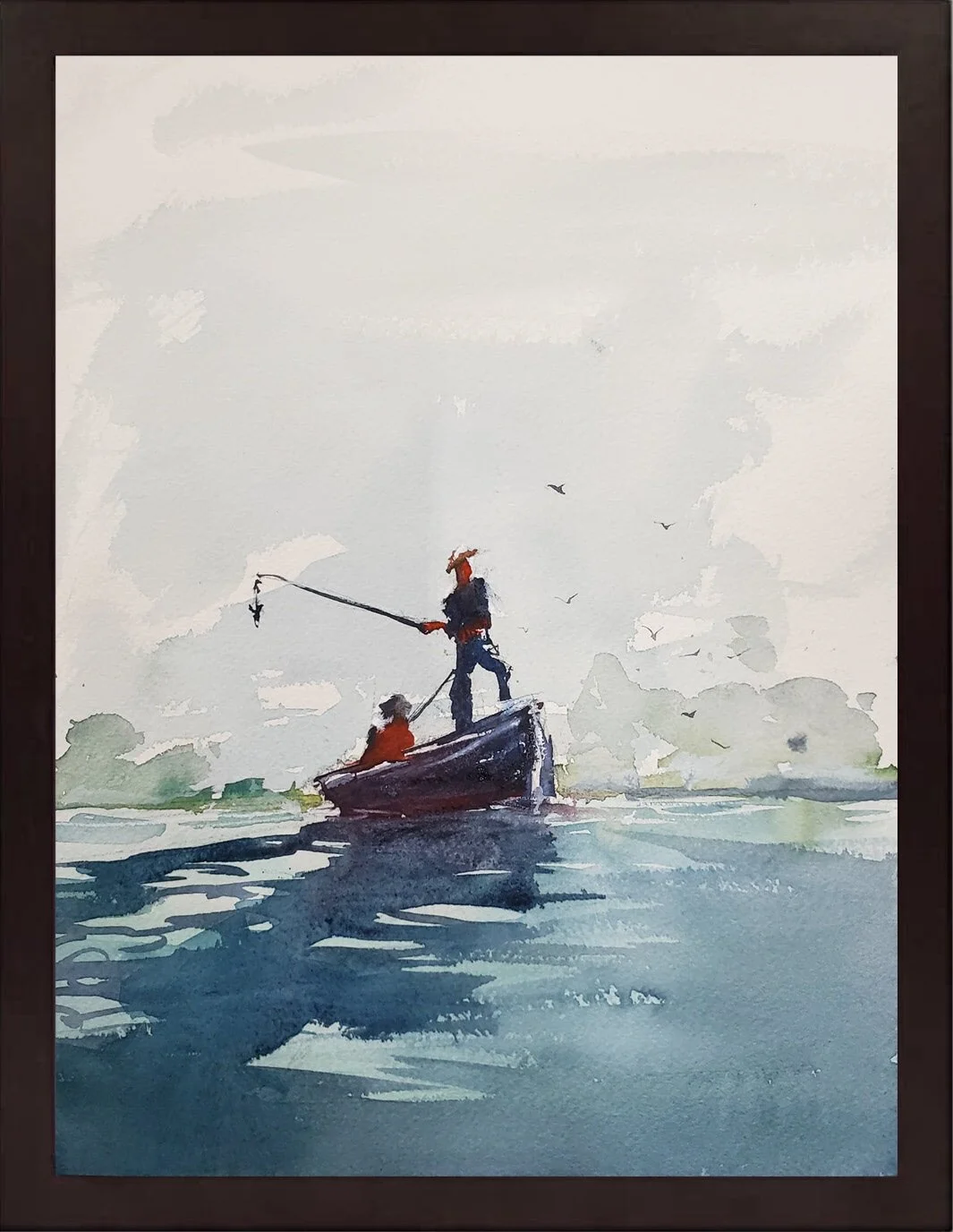 Gone Fishin'- 9"x12"