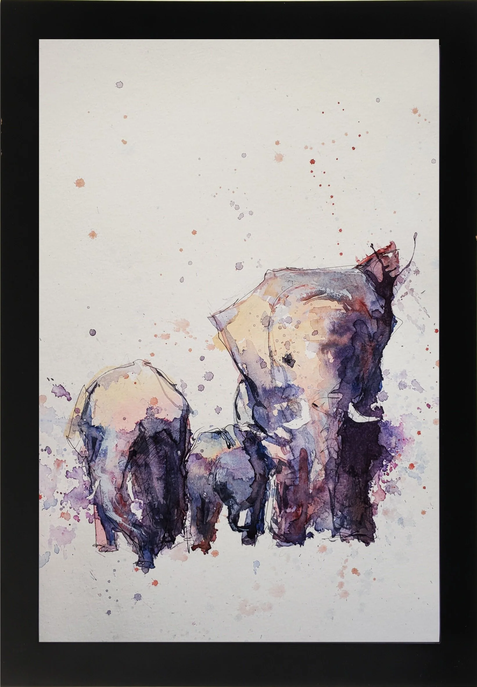 Small Herd - 11"x17"