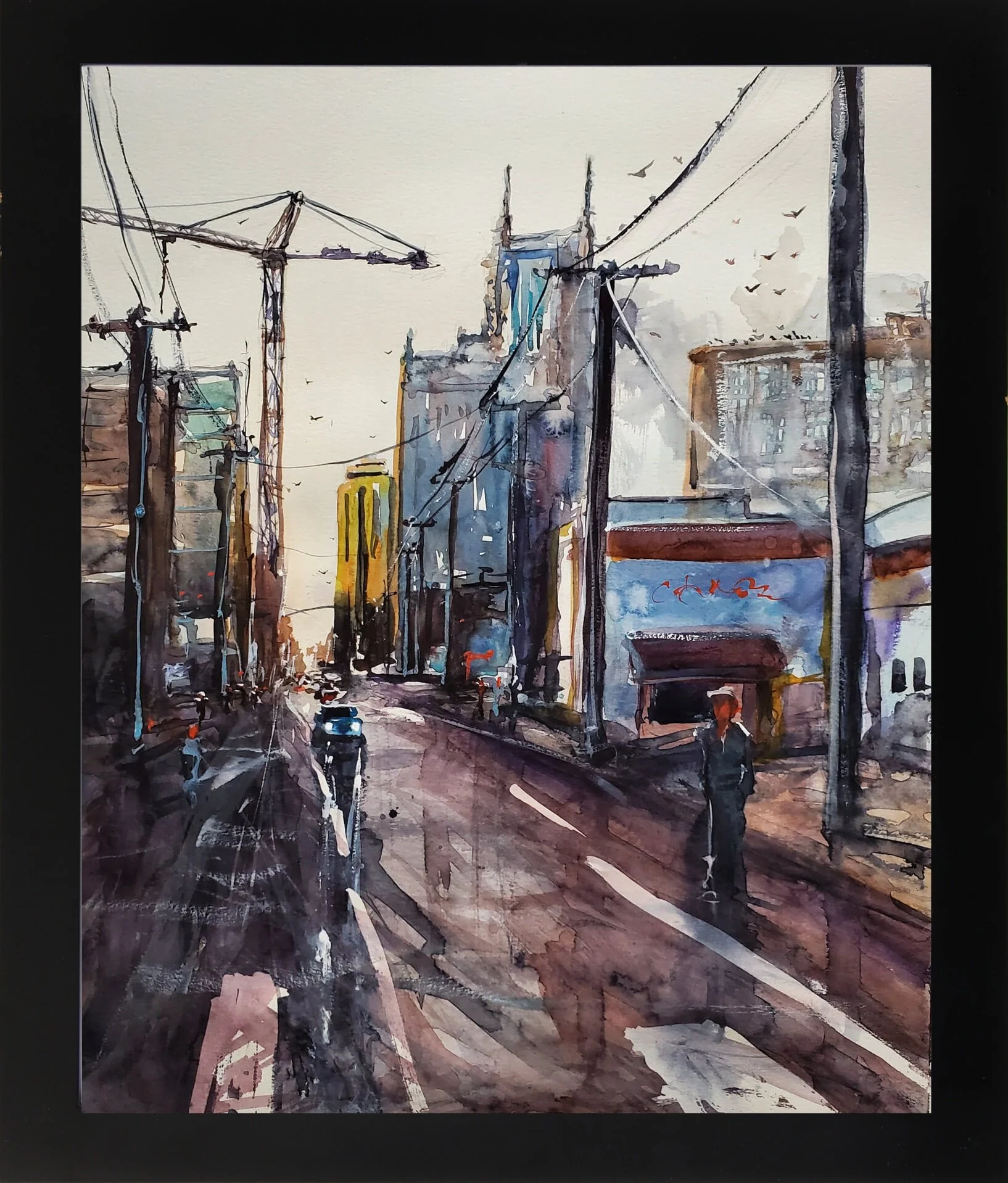 Nashville Streets - 16"x20"