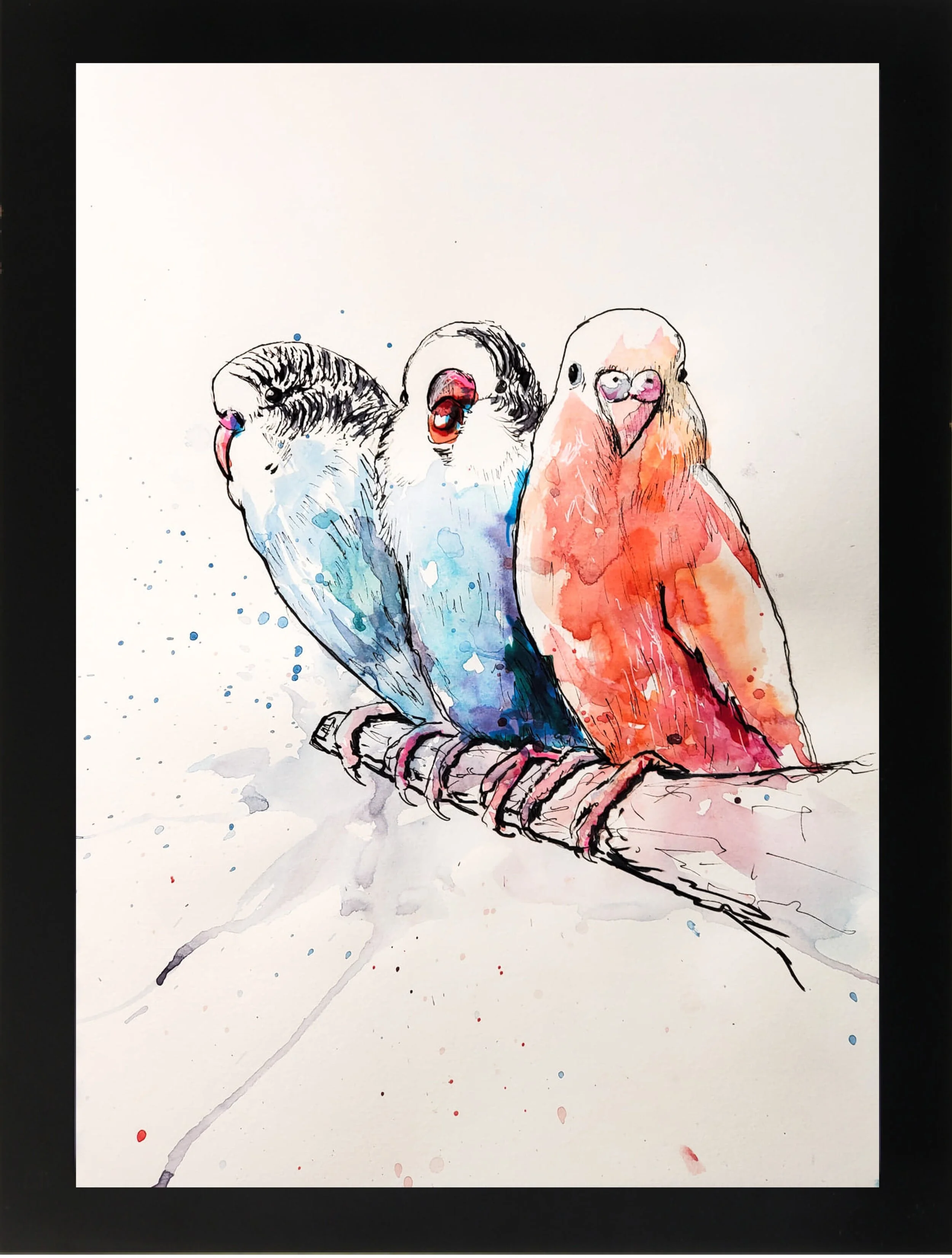 Three's a Crowd - 8"x10"