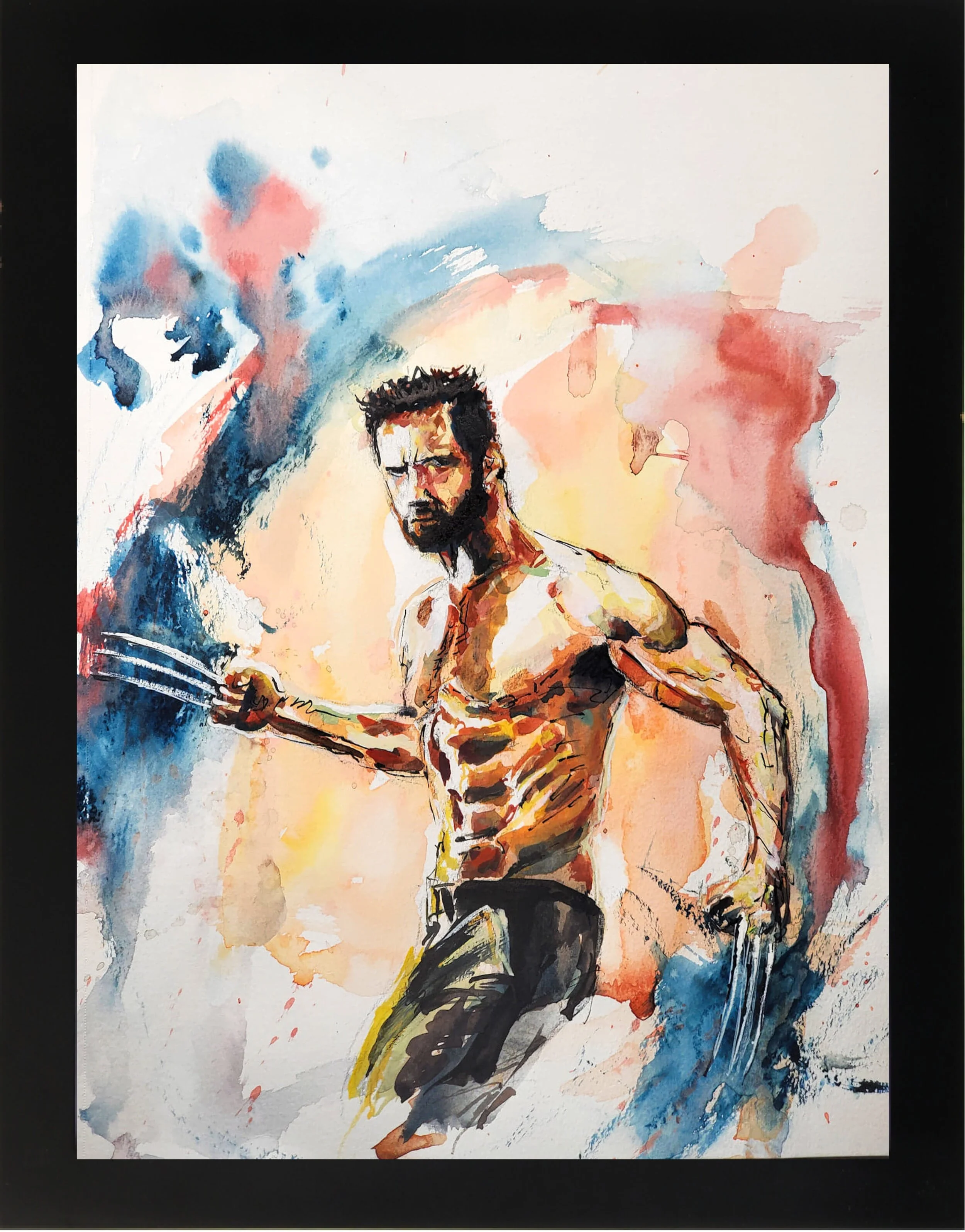 Logan - 9"x12"  (Gouache)