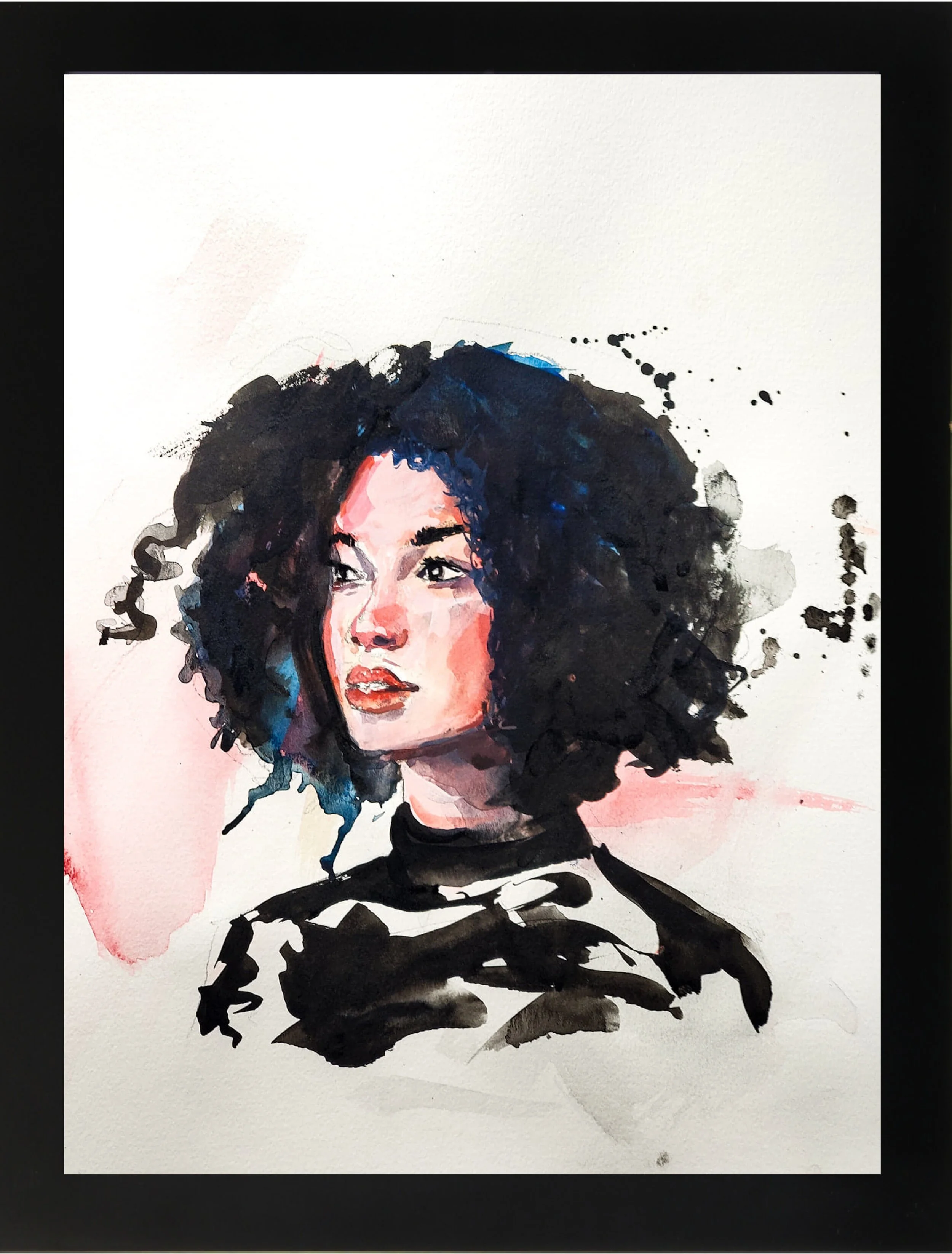 Composed - 9"x12" (Gouache)