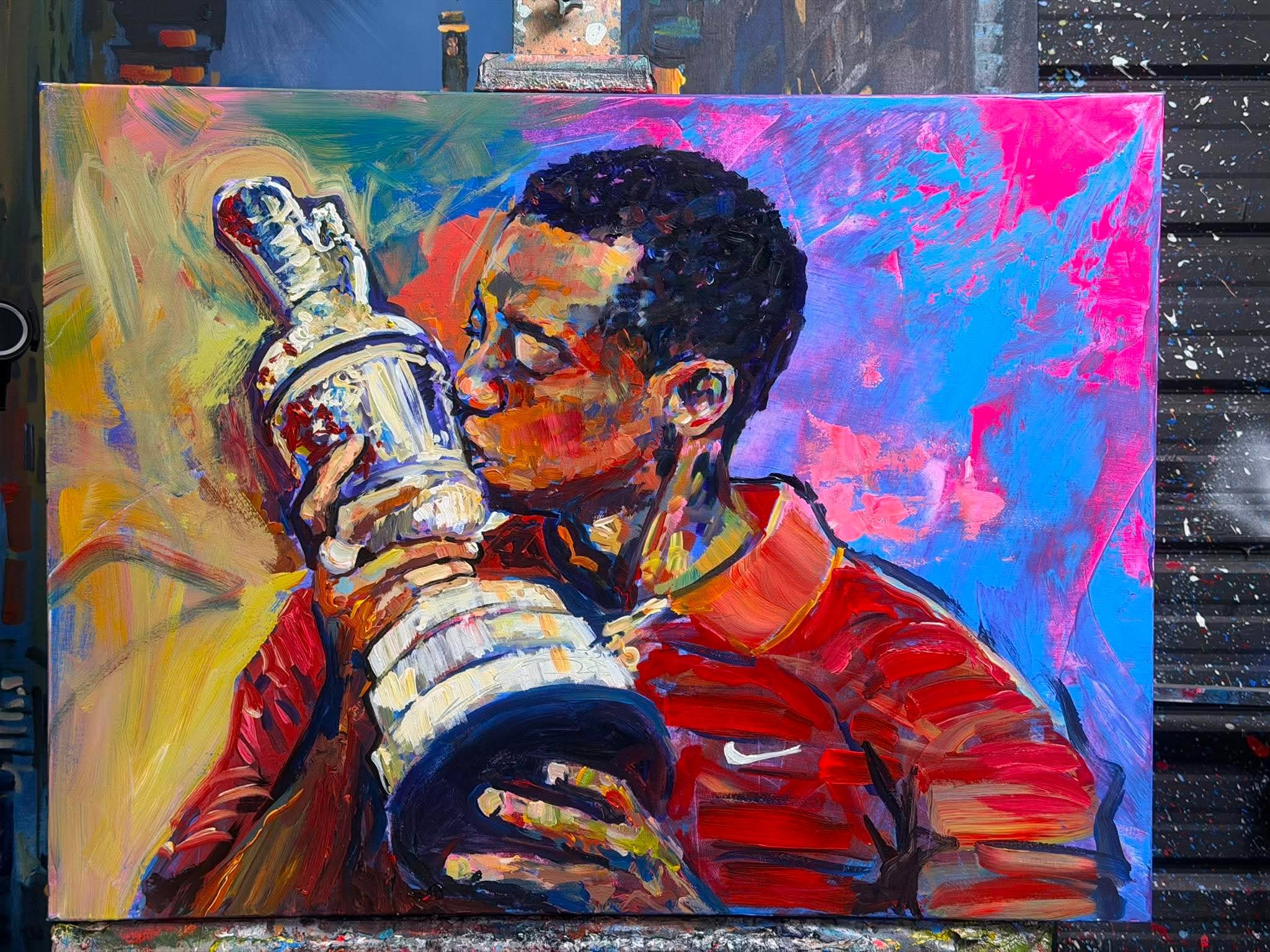 Kissing the Claret Jug
