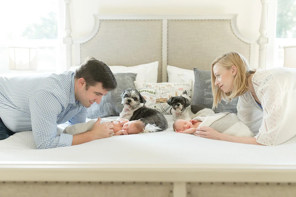 Charlotte Newborn Photography - Phoebe and Matilda