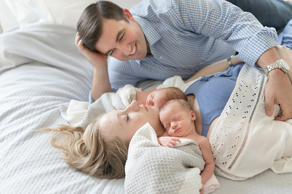 Charlotte Newborn Photography - Phoebe and Matilda