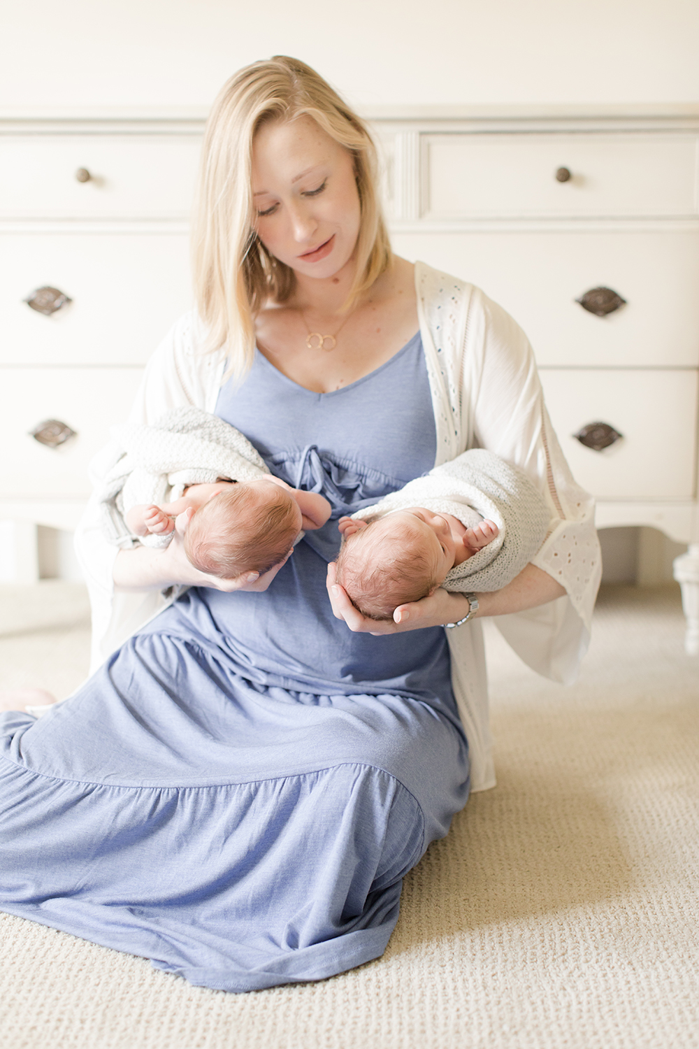 Charlotte Newborn Photography - Phoebe and Matilda