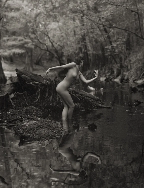 Swamp Dancer - Kathryn #1 , 1996 Platinum/Palladium photograph 14 15/16 x 11 7/8 inches