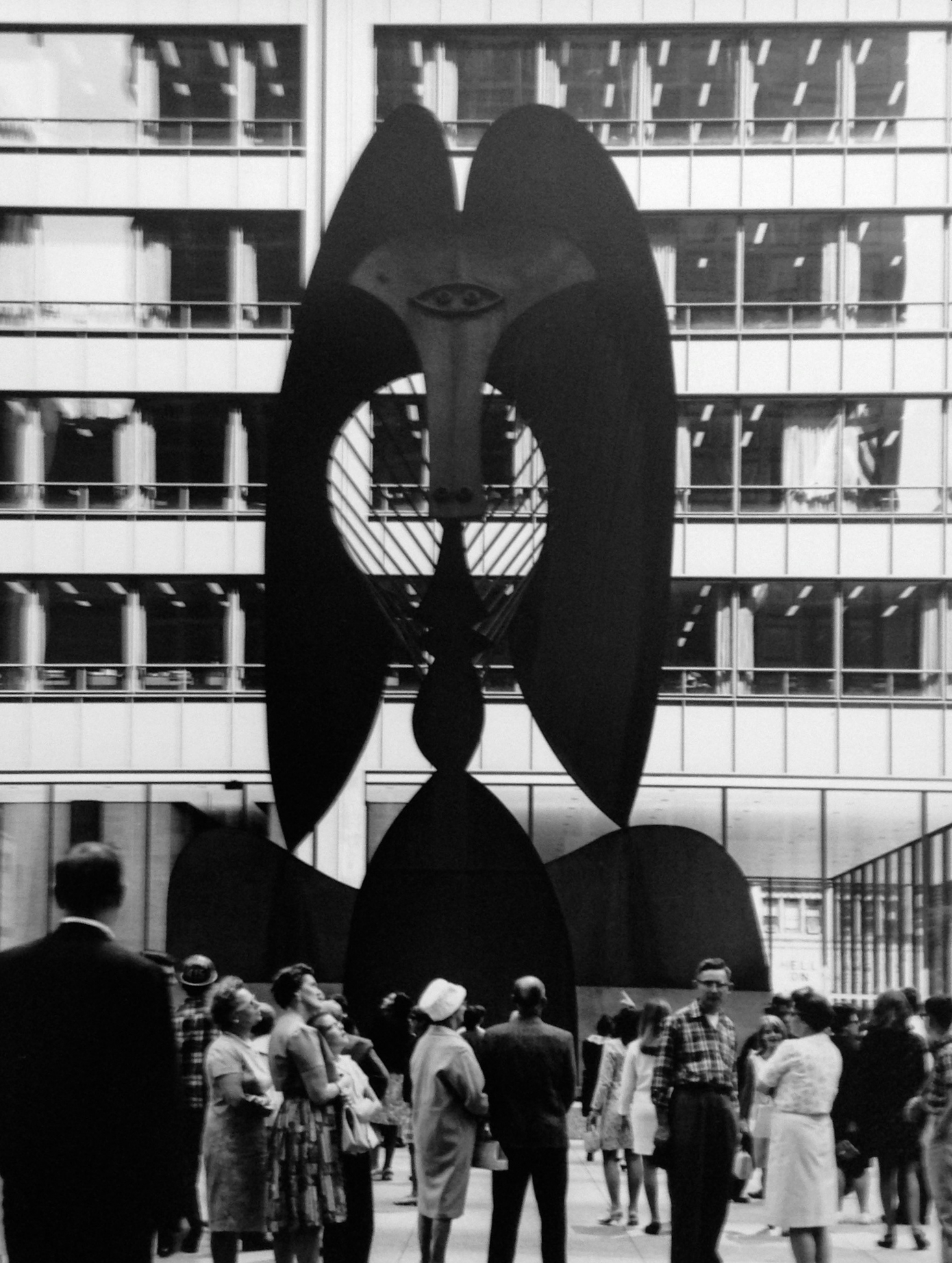    Picasso at Daley Plaza , 1967    Silver gelatin print.    14 x 11inches&nbsp;  