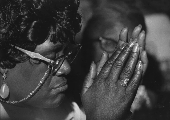 Feeling The Spirit , 1974 Gelatin silver photograph. 13 1/2 x 20 inches