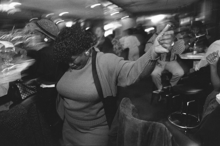 Divorced Women's Club at Grady's , 1988 Gelatin silver photograph. 7 3/4 x 12 inches