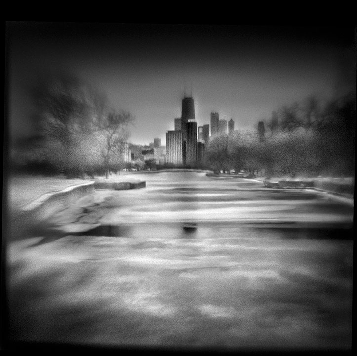   Lincoln Park, 10:23 AM   Hand-varnished, archival pigment print.&nbsp;  16 x 16 inches 