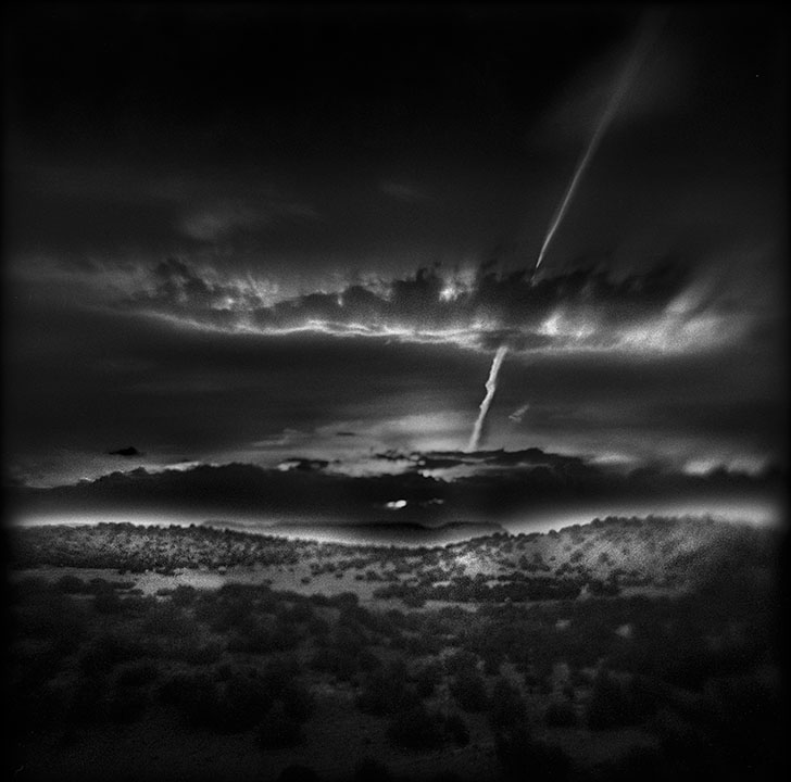   Last Light, Abiquiu   Hand-varnished, archival pigment print.&nbsp;  16 x 16 inches 