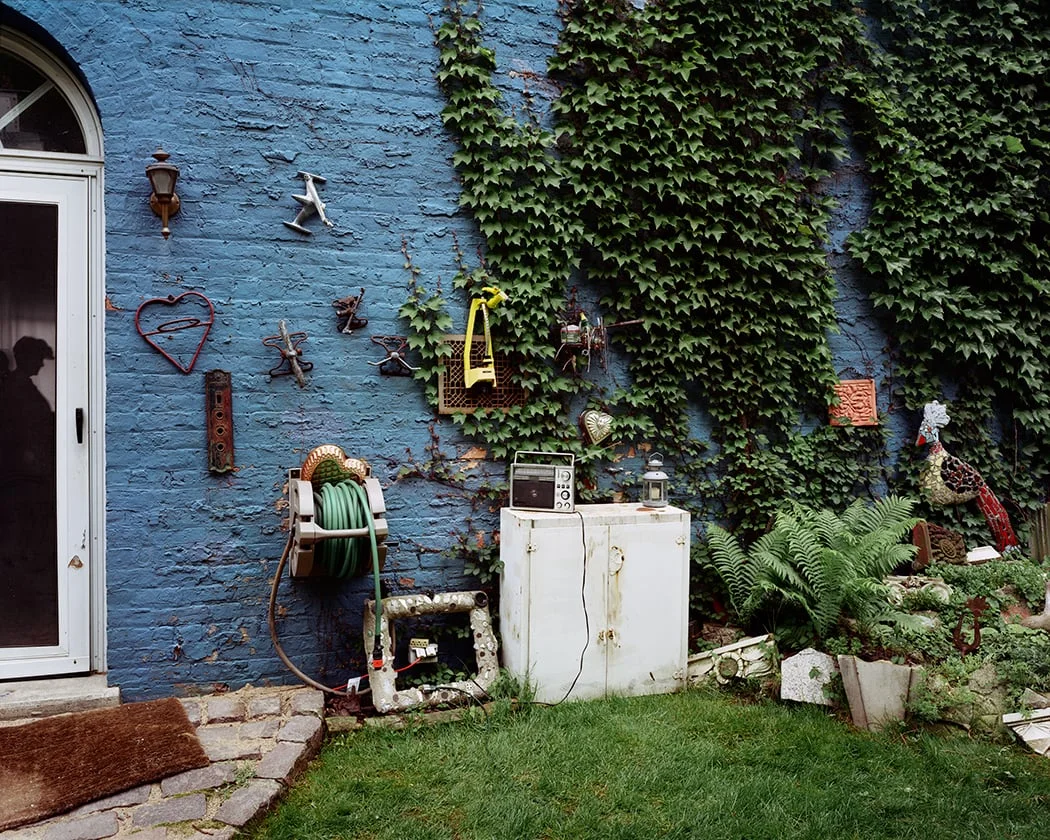 Blue Wall - Wicker Park, Chicago, IL, 2002 Archival pigment photograph. 17 x 21.25 inches