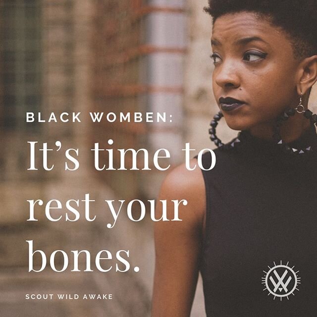 The latest IGTV episode of Decolonizing Wellness was all about Black womben and the concept of &ldquo;self care&rdquo;.
.
Black womben are the care givers and nurturers of our society. And now it&rsquo;s time for us to R E S T. We rest for the health