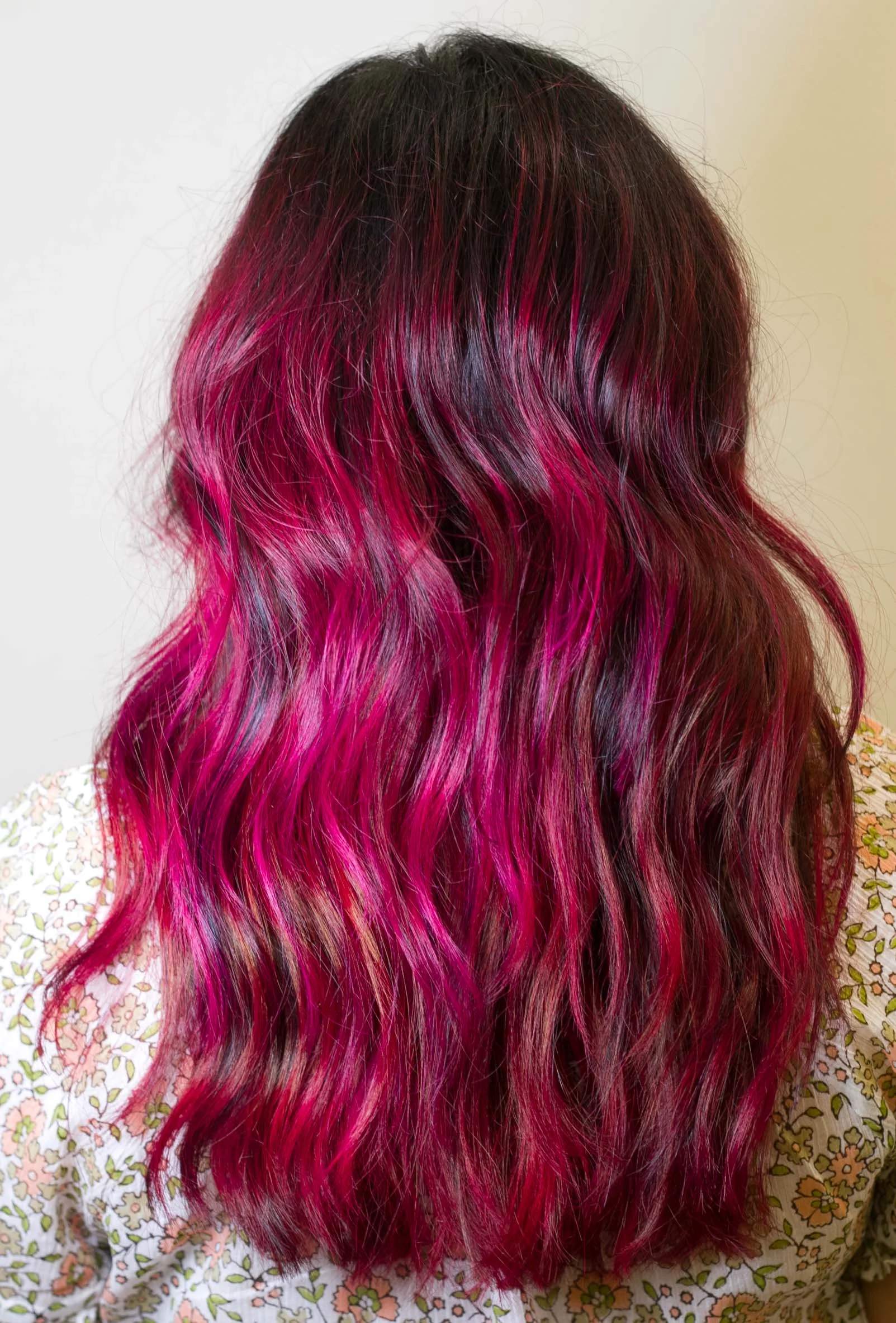 A bold magenta