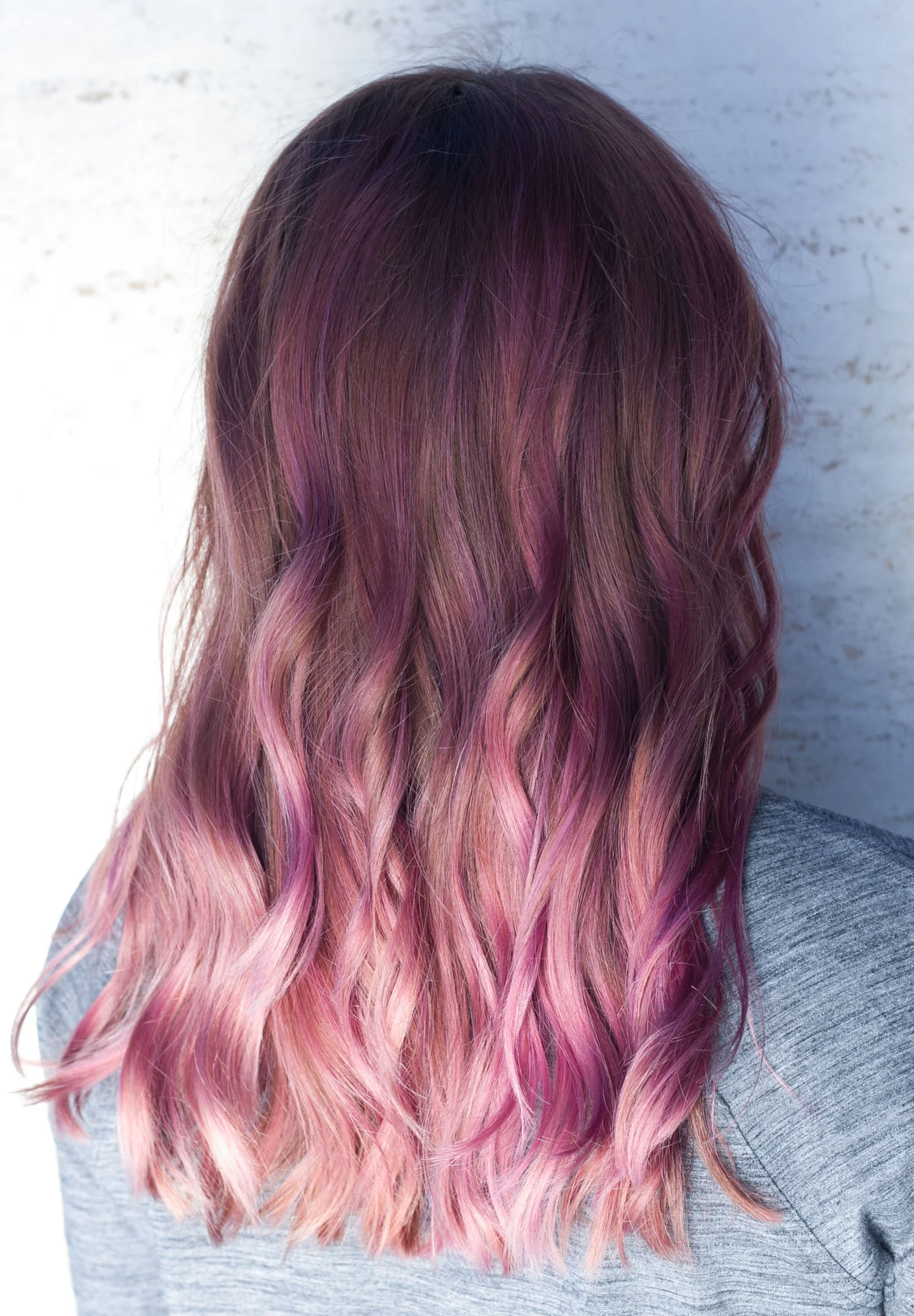 These natural highlights revealed themselves in the pinking process!