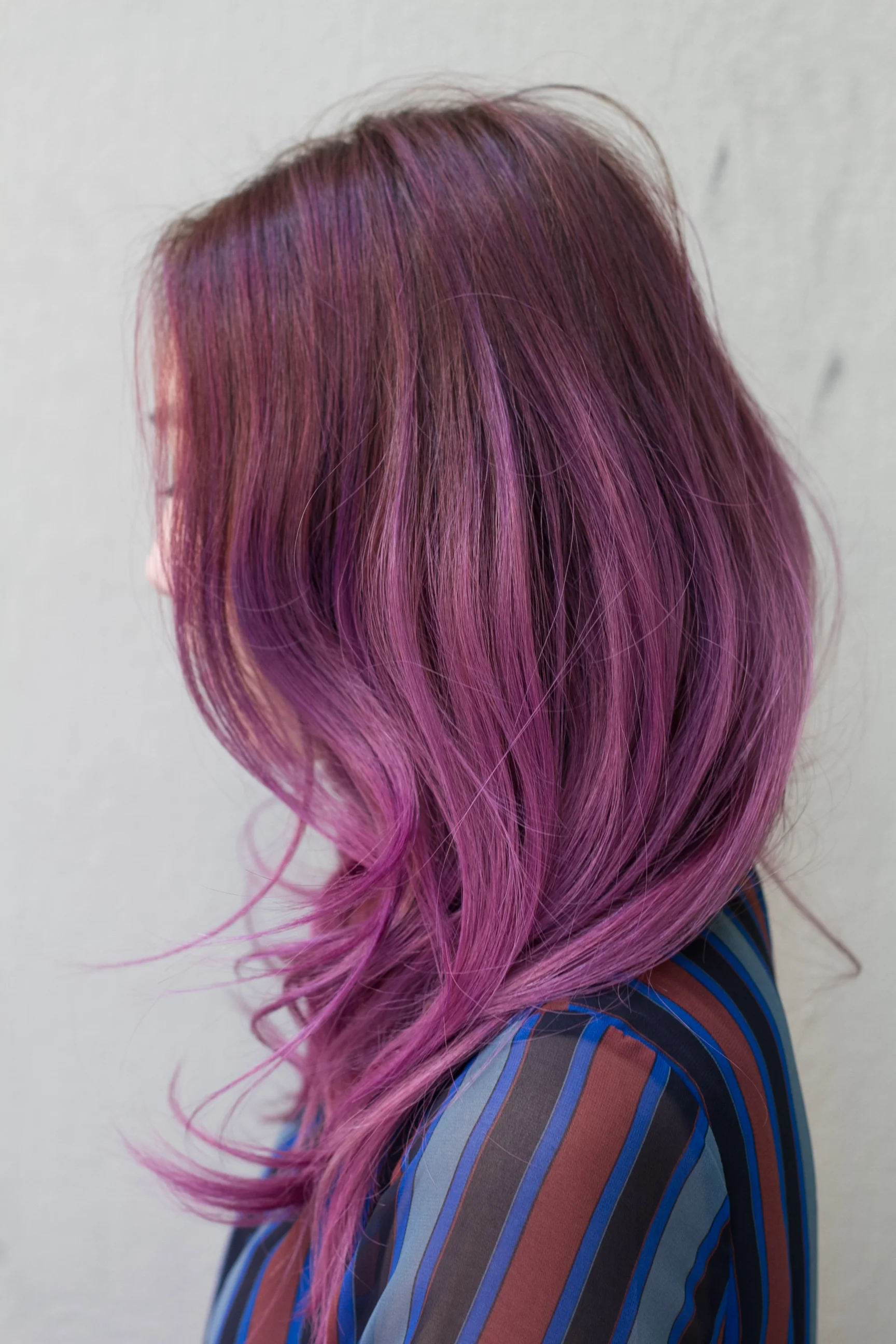 Deep pink … veering into purple territory