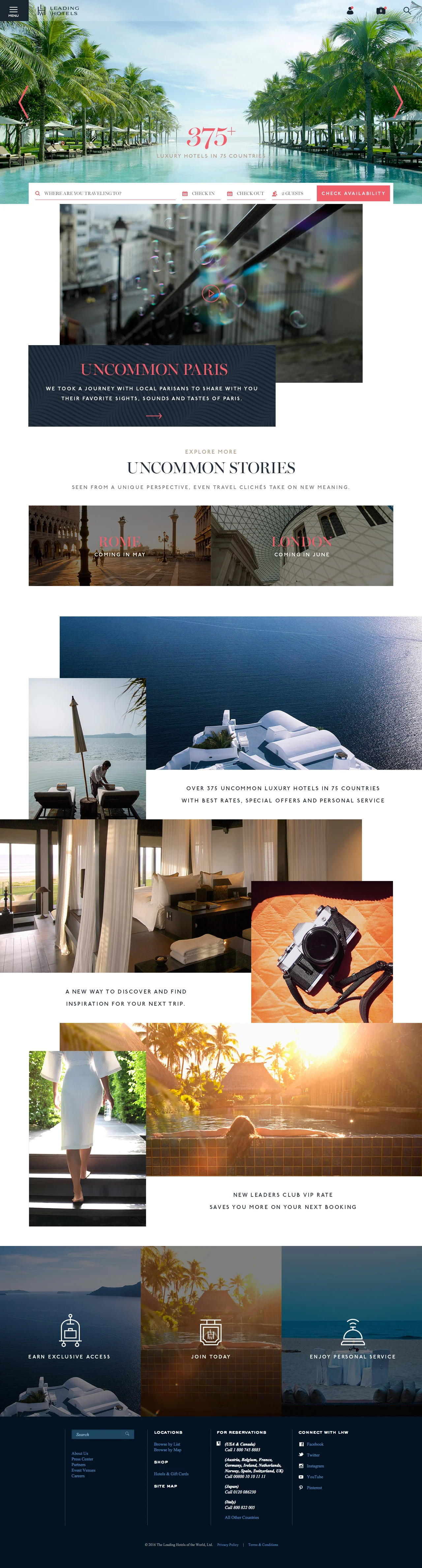 The Leading Hotels Of The World Web George Wu