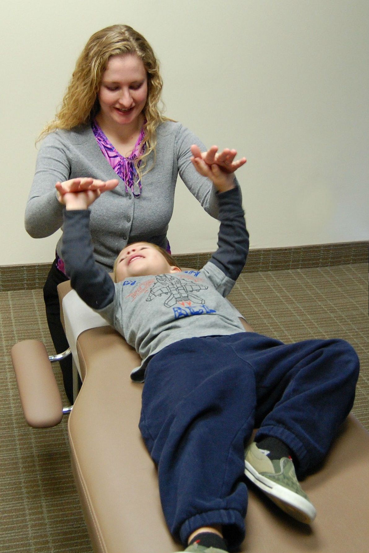 Chiropractic is VERY beneficial to children as well as adults. Parents report better behavior from their kids following their appointments. 