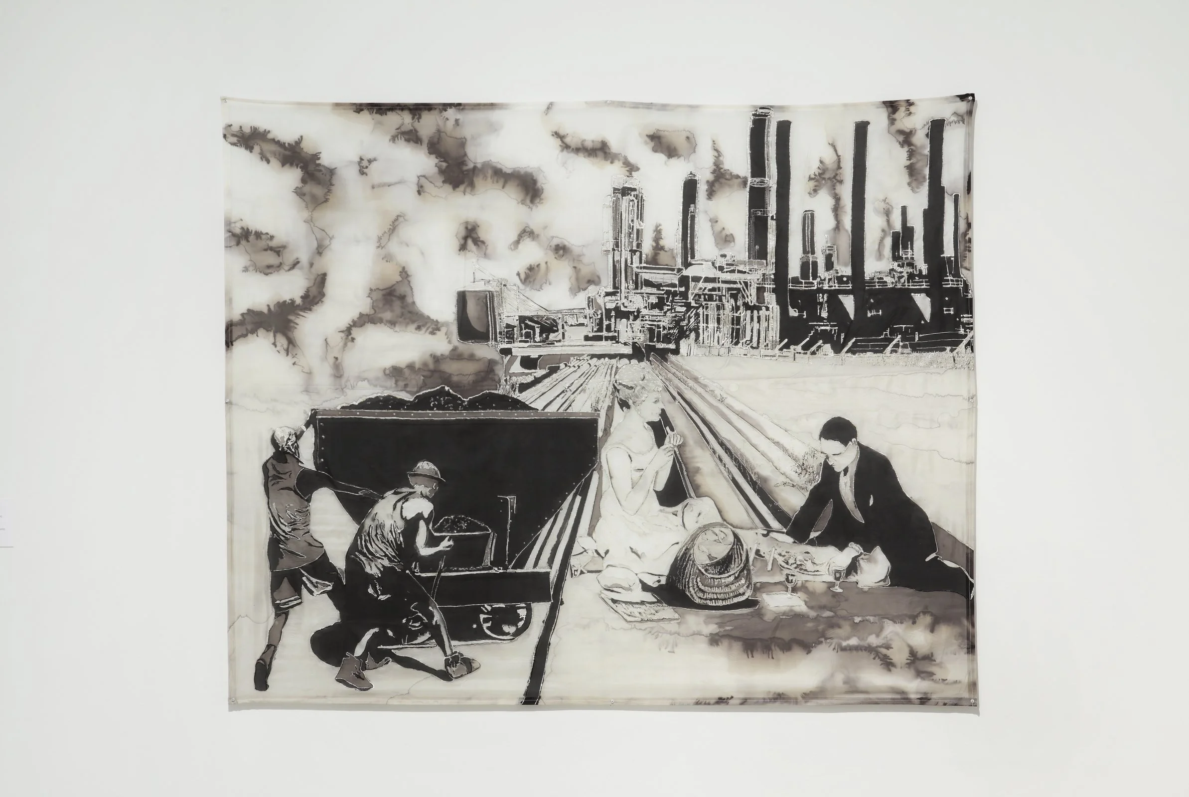 Luncheon in the Grass, 53”x69”, 2015