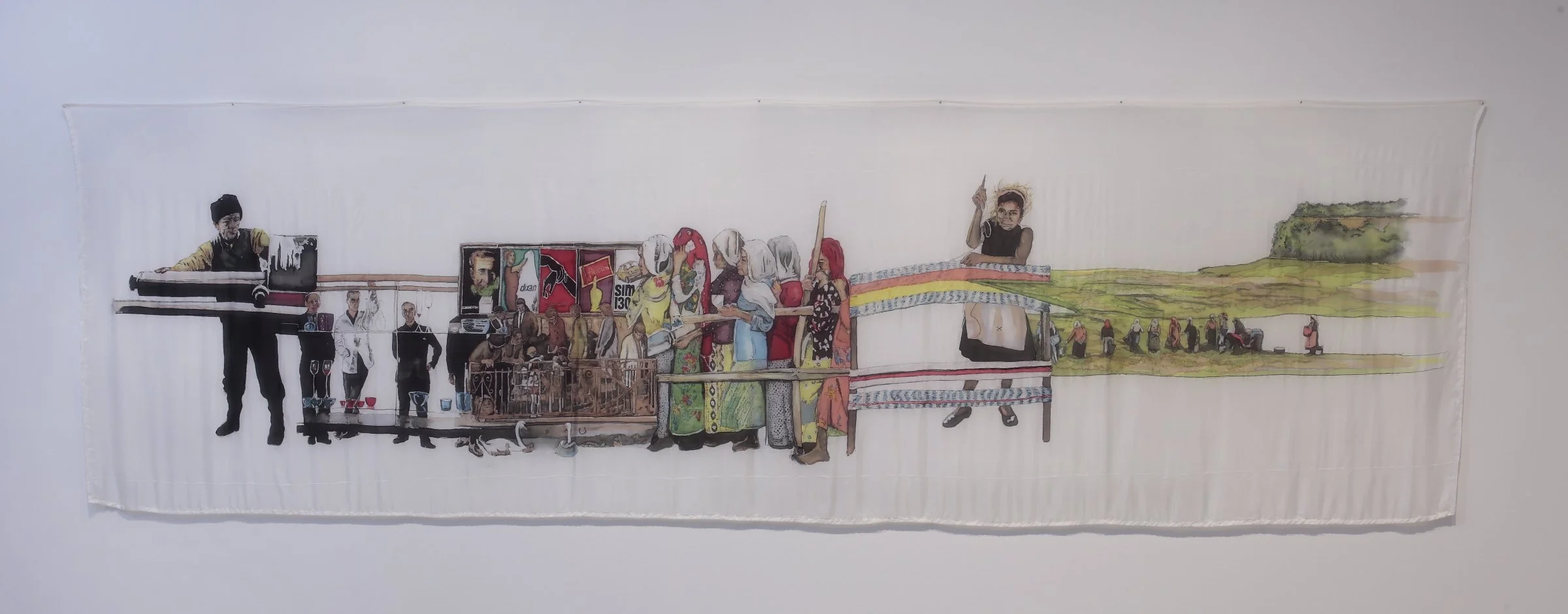 Supply Chain, 50”x168”, 2015