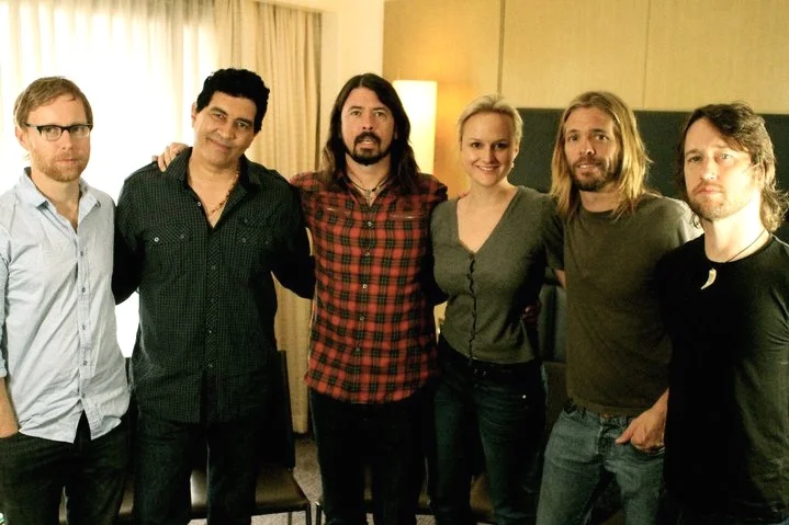 Producing an interview with the Foo Fighters for Seven Network Australia