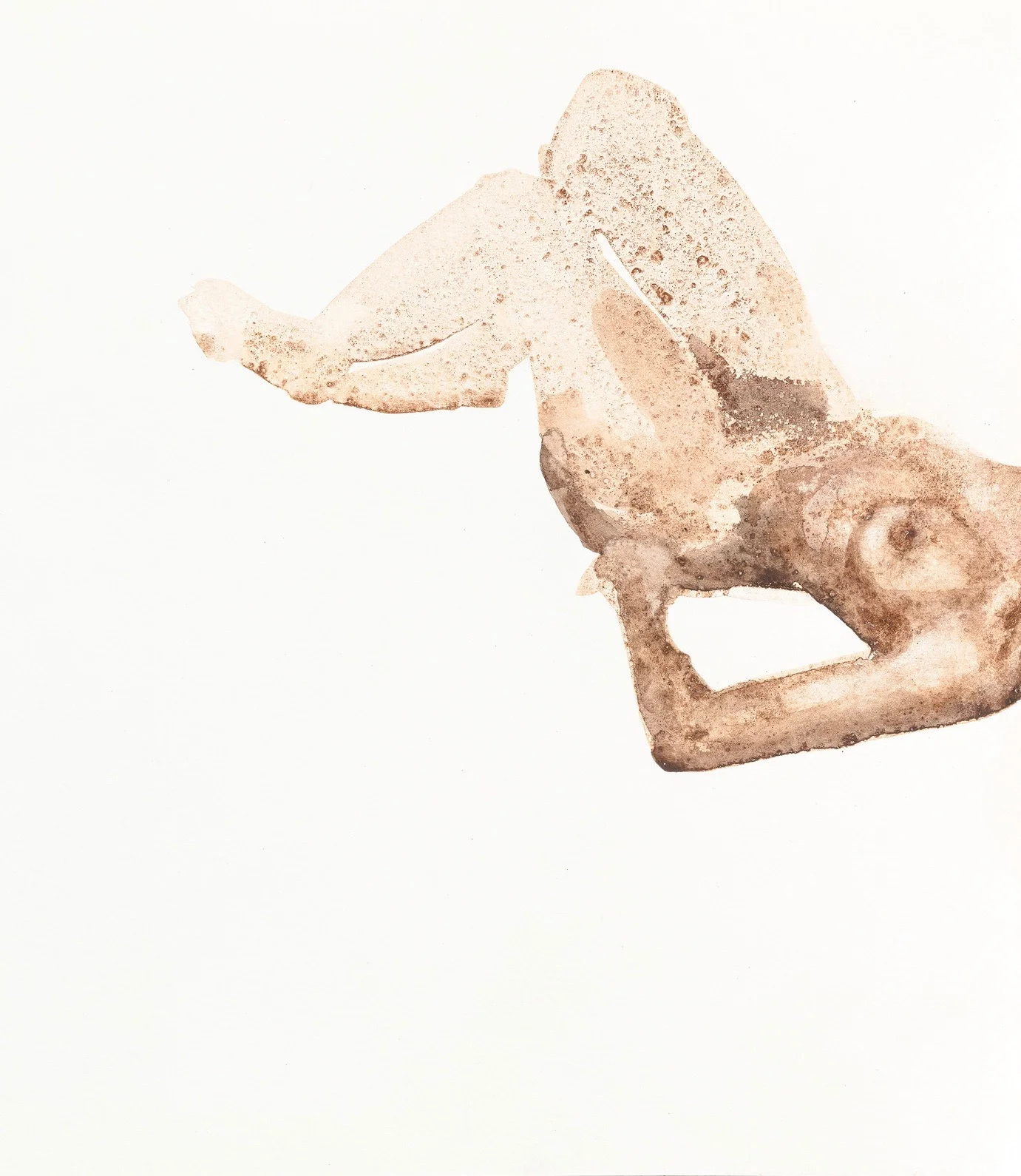 Salt Of The Earth 2 South African soil on paper 29 x 26cm SOLD emponsonby@gmail.com