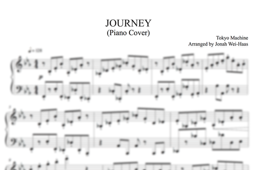 Razor Sharp Piano Cover Transcription Jonah Wei Haas