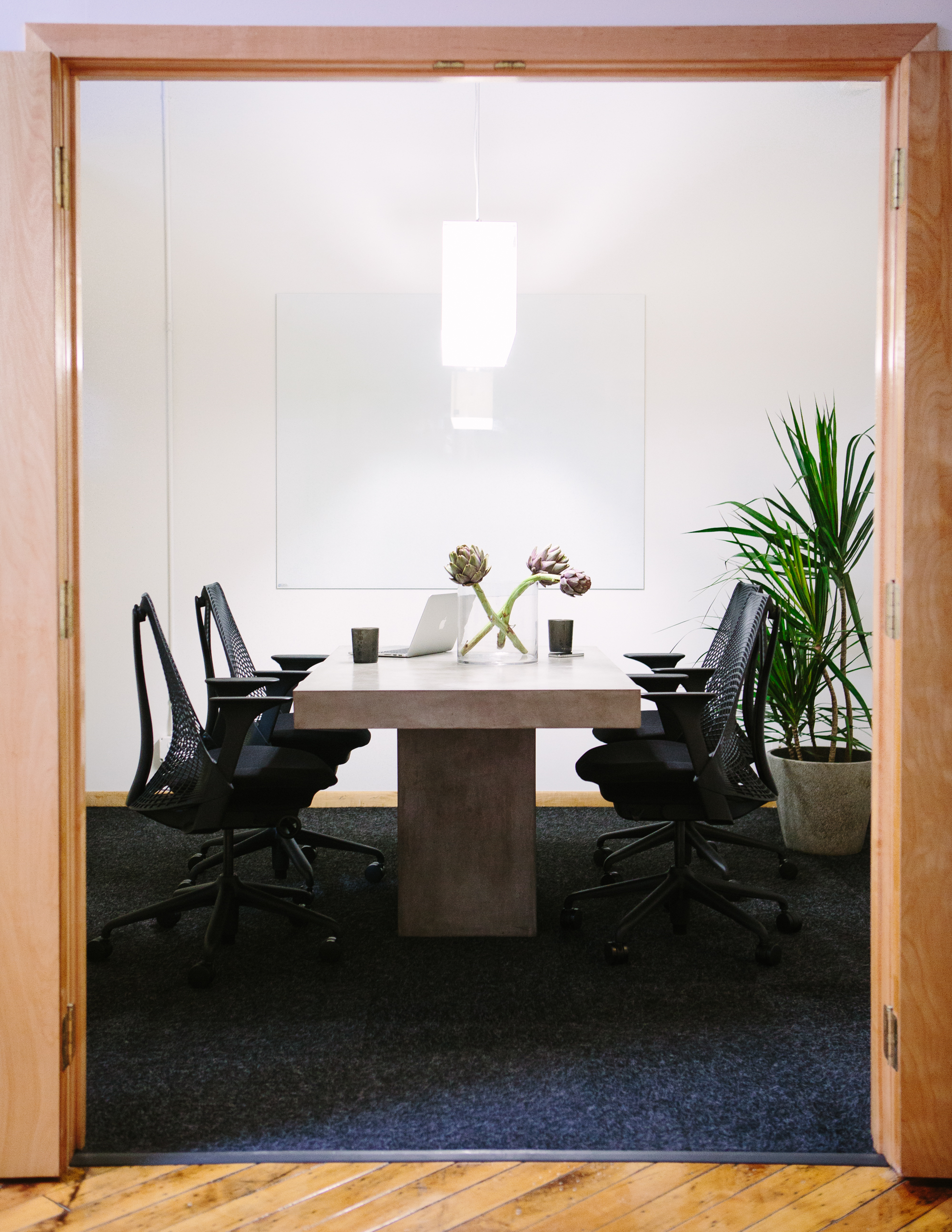 Office redesign in the Savoie Building, Downtown Minneapolis. Photo by Wing Ta.