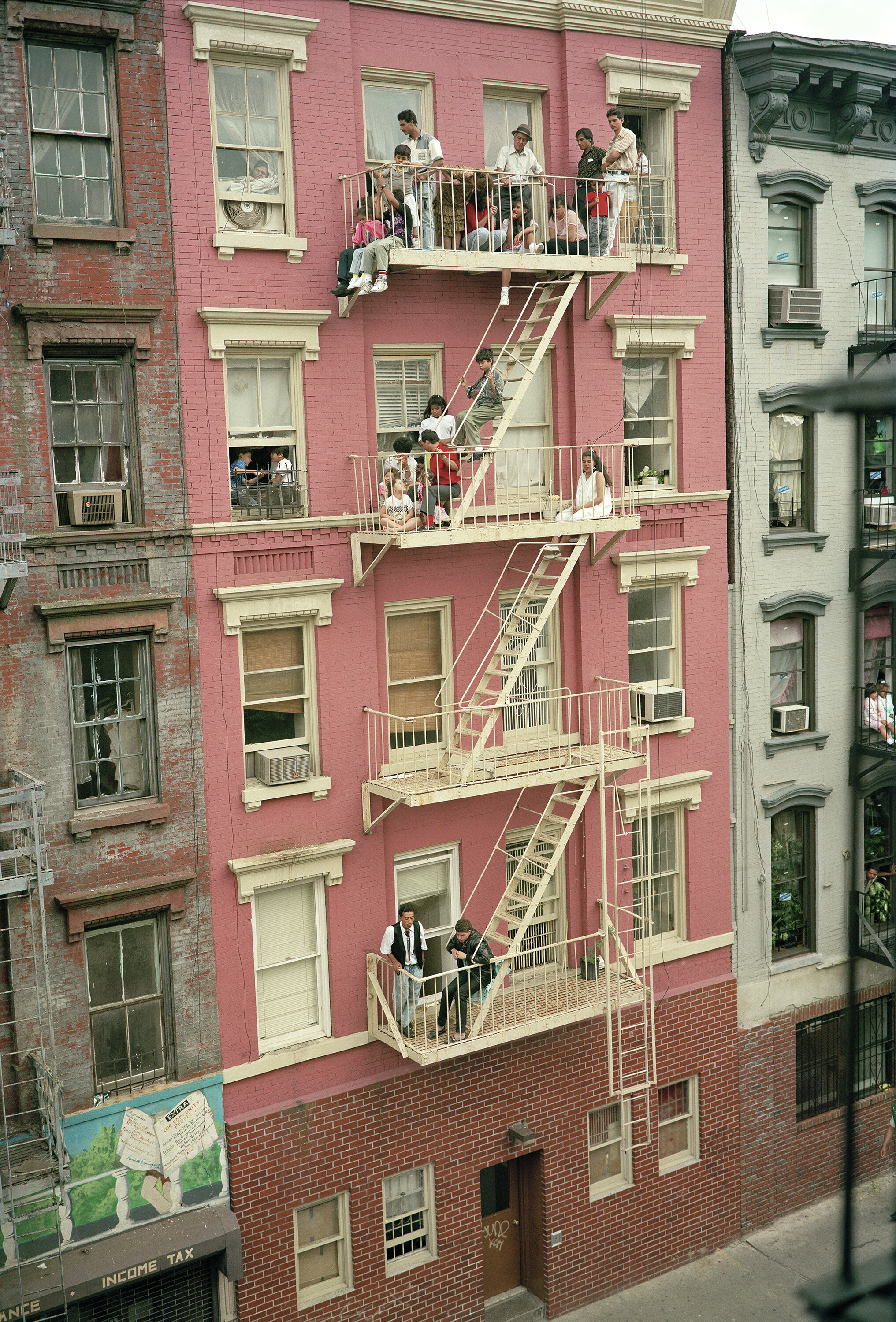 1 Fire Escape Viewing on Stanton Street-1990.jpg