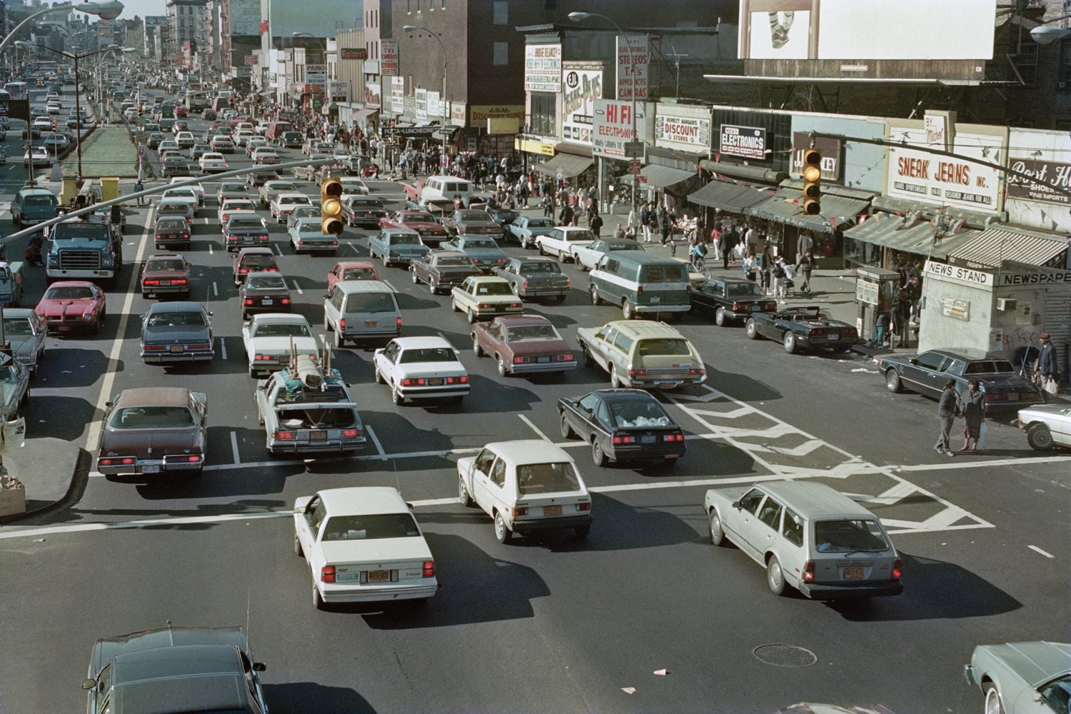 40 Bridge Traffic on Delancey Street, 1986.jpg