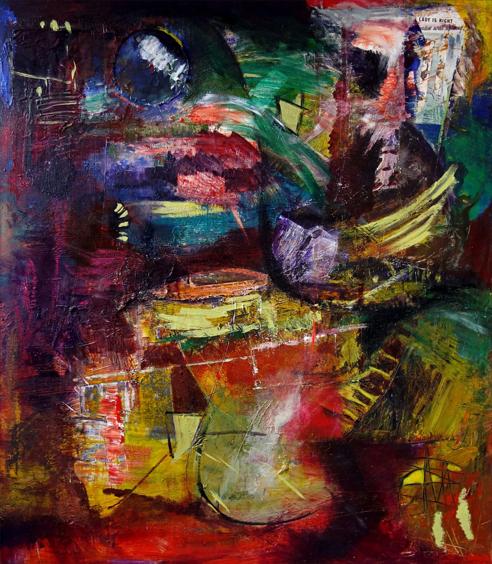 Lady Is Right 44 x 50 –SOLD–