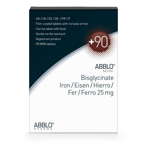 ABBLO Bisglycinate Iron 25 mg International version
