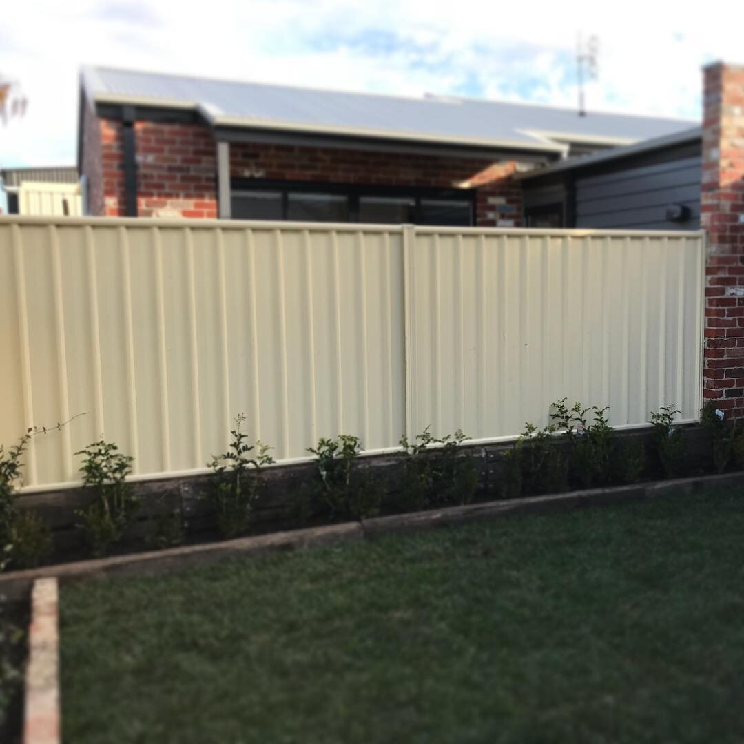 PRETTY PRIVATE 🔨 When a neat wing fence not only brings privacy but defines a garden room. Hedge plantings will soften the space over time. #kynetonfencing #attentiondetail #quality #macedonrangesfencing