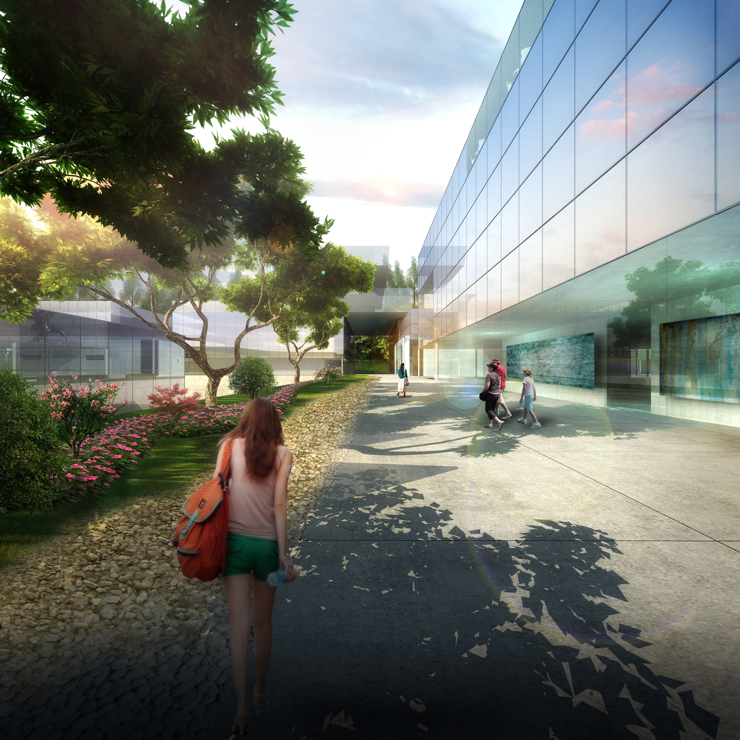 Digital Rendering of Commercial Development Proposal