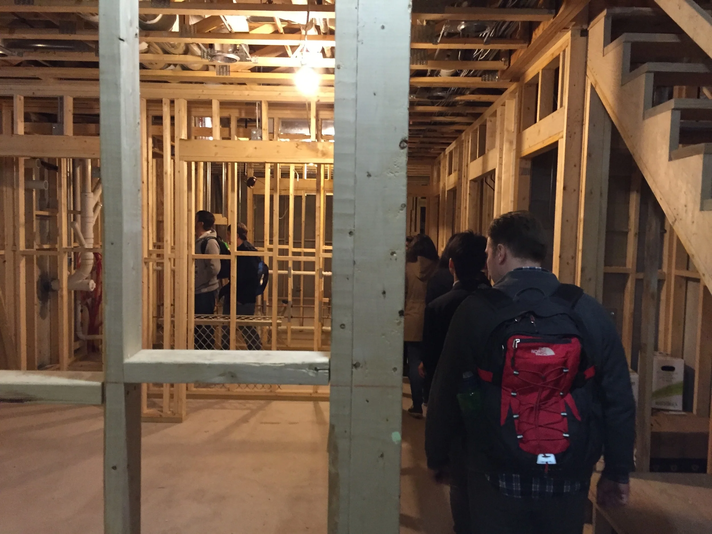 Construction Tour for SAIC Students