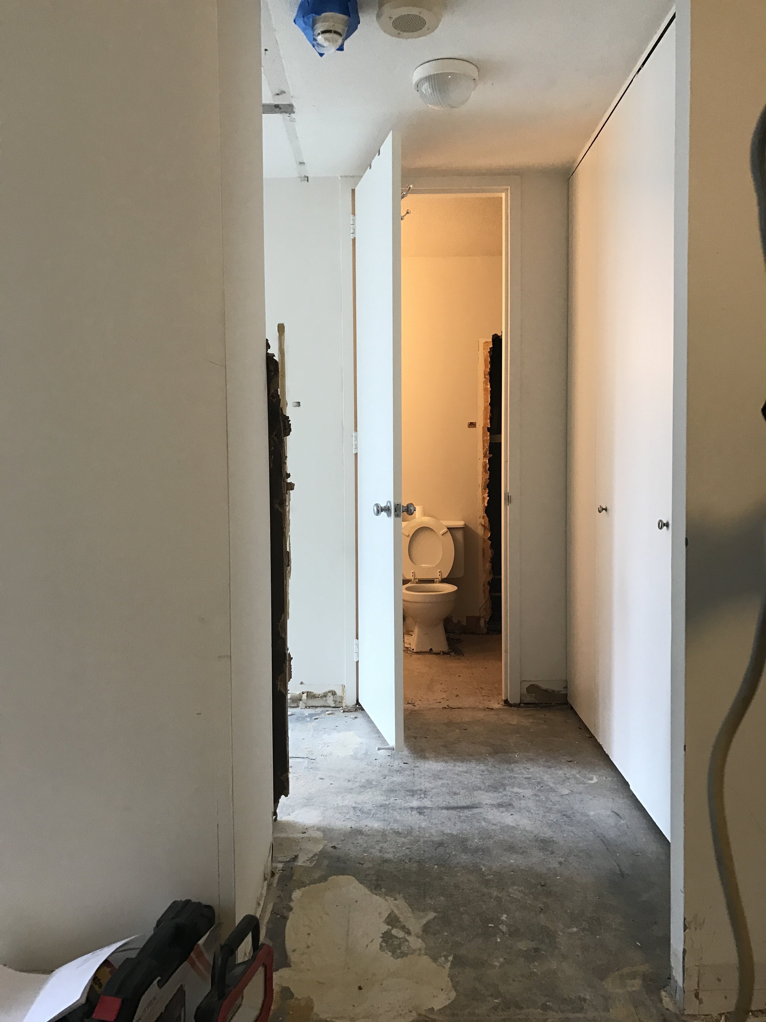 Hallway: Post-Demolition