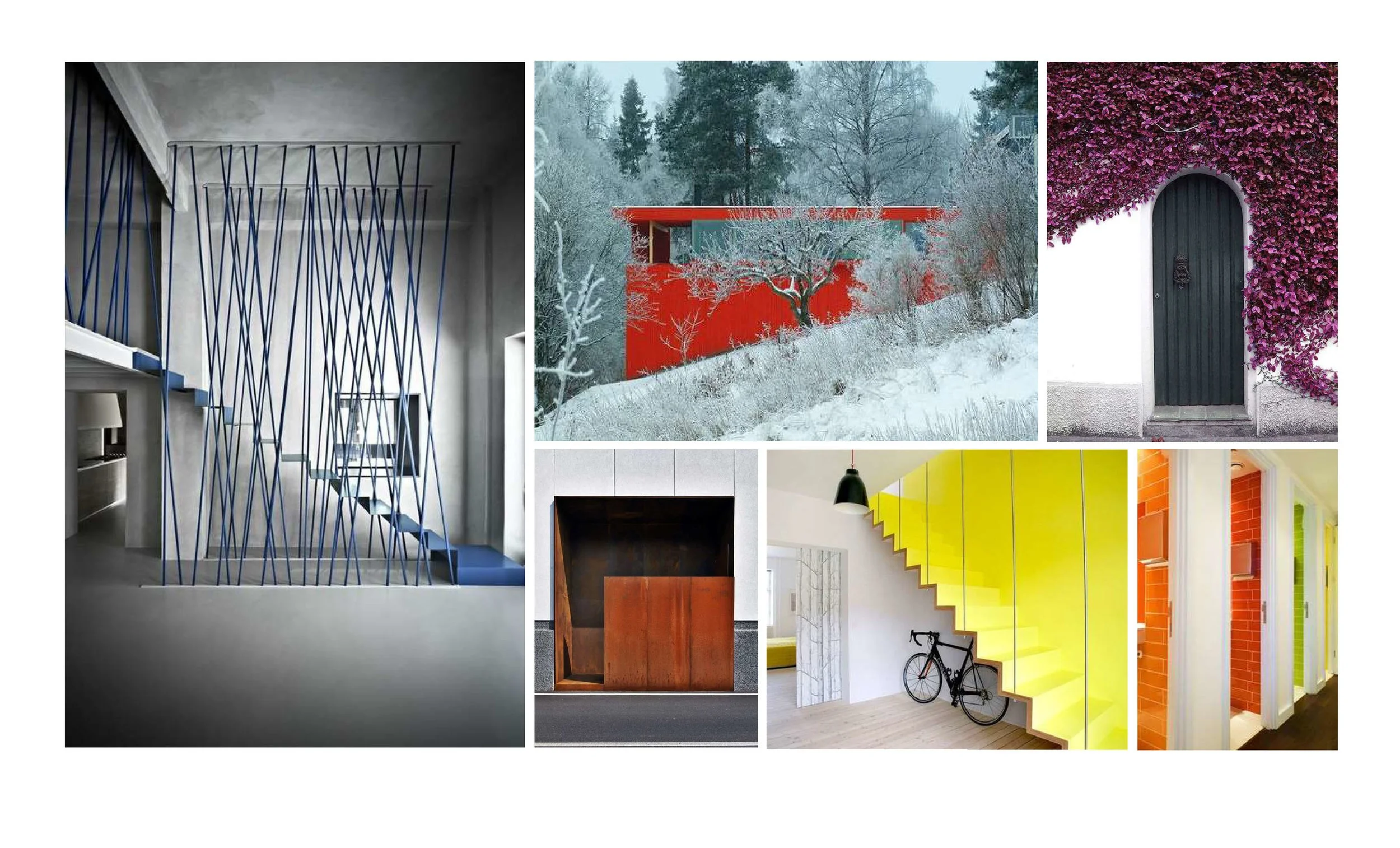 Ellipsis designers studied color precedents throughout the architectural world