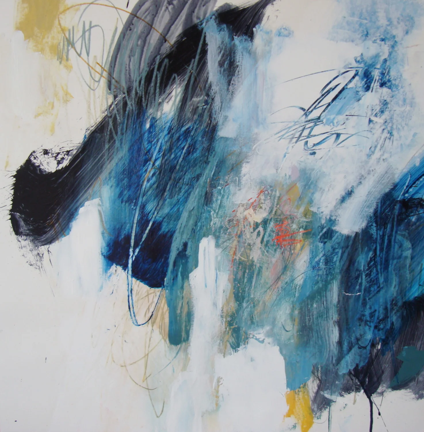 Tracy Burgess - MOMENTS PAST  (2019) Acrylic and Pencil on Paper.JPG