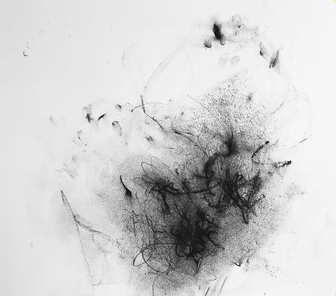 Tracy Burgess  - MOVEMENT MEDITATION  (2020)  Charcoal on Paper.JPG