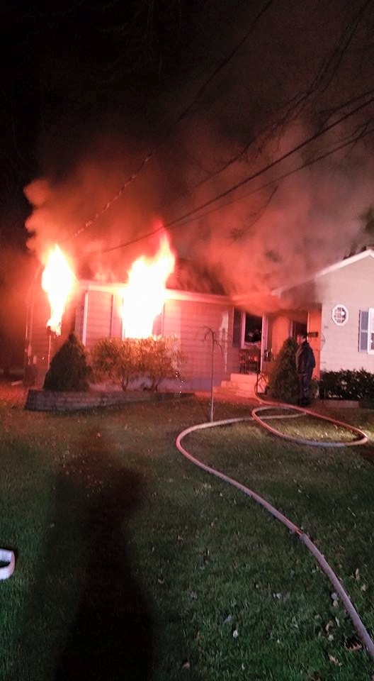 Brimfield Road - Heavy fire on the A/B corner