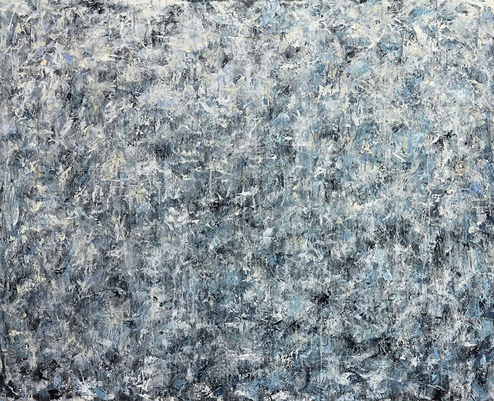 before the moon • 58x72" • $7800