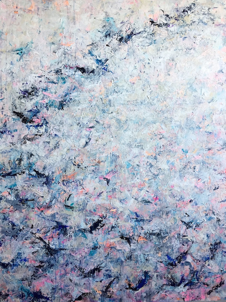 SOLD • Spring (murmuration) • 48x60"