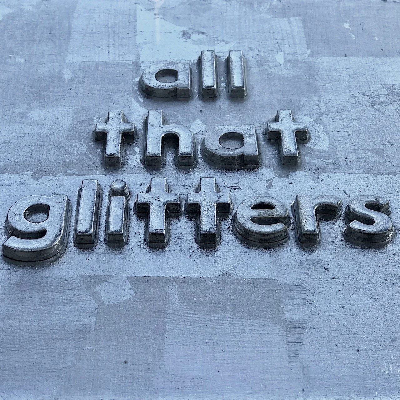 all that glitters