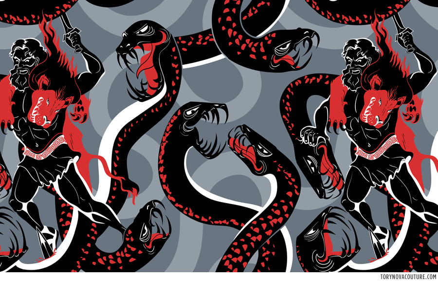 12 Labors of Hercules | Hercules vs. Hydra | Torynova Couture