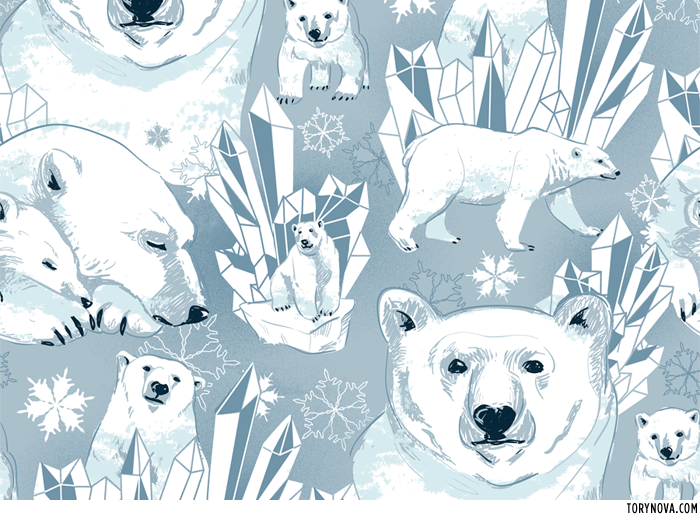 Polar Bear Print | Torynova.com