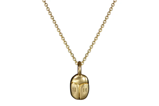 Small Scarab Pendant — Loren Celedonia 